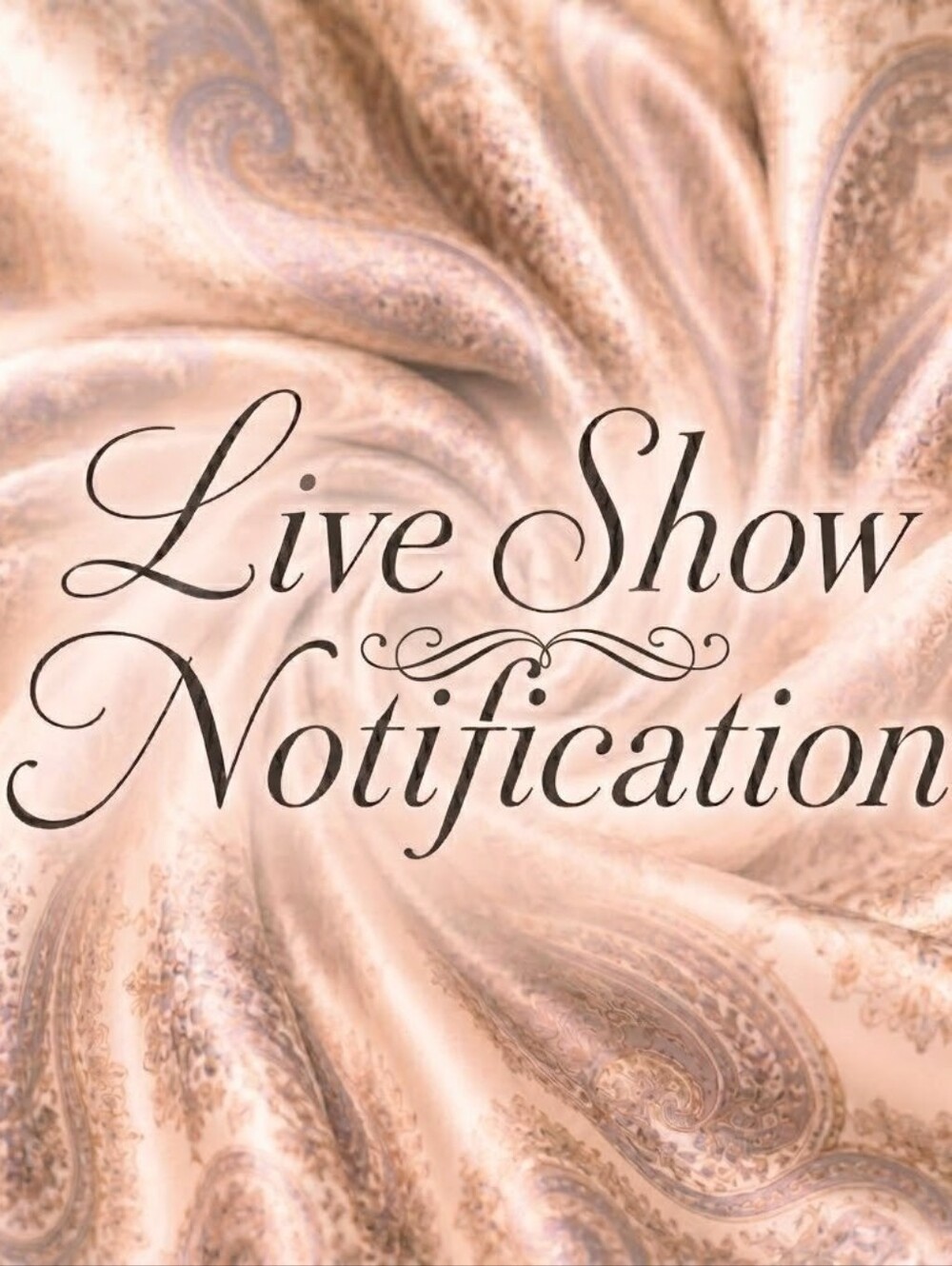 MAY 23rd 4:00 PM PDT     LIKE 💖 THIS POST FOR A NOTIFICATION WHEN I GO LIVE!!!